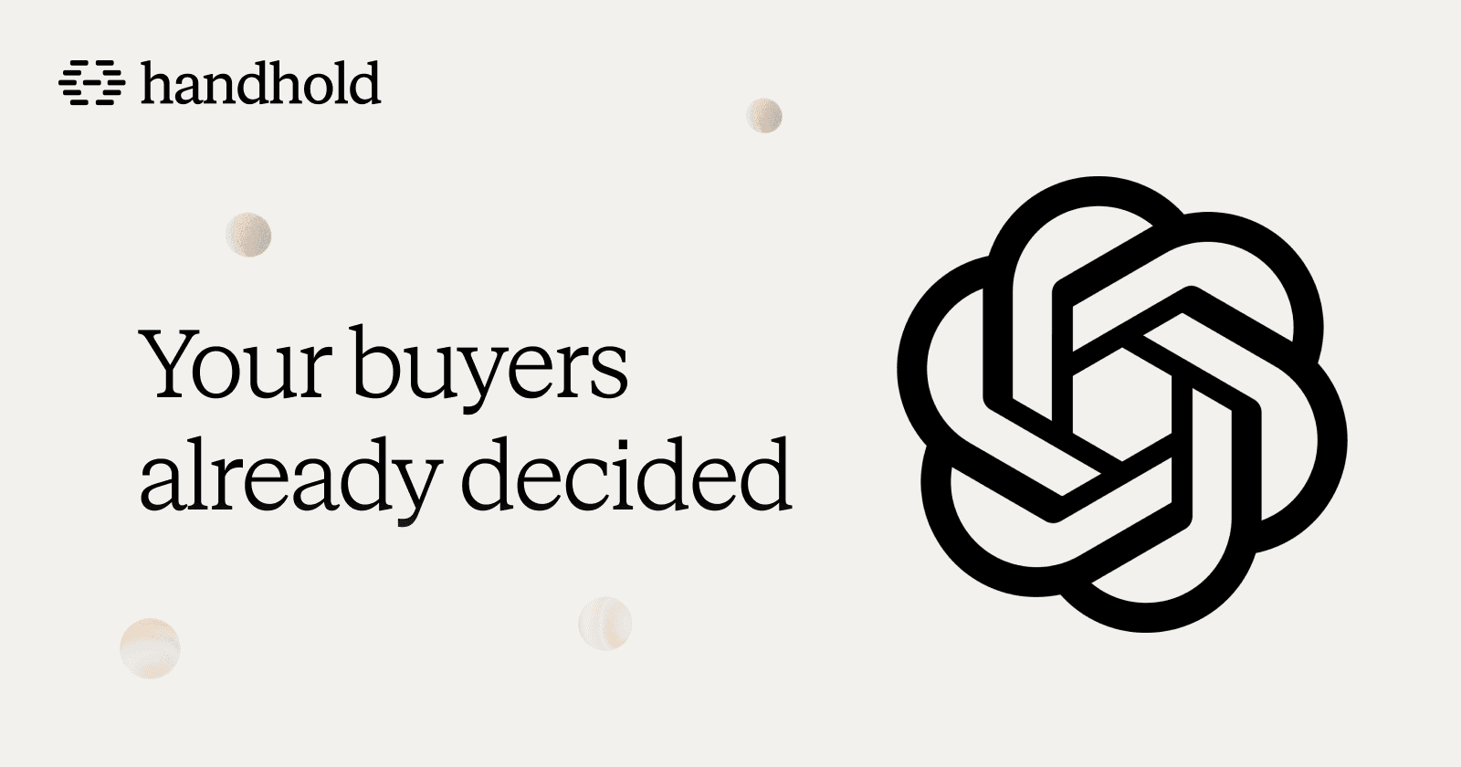 Your buyers already decided — B2B buyers shortlisting inside ChatGPT
